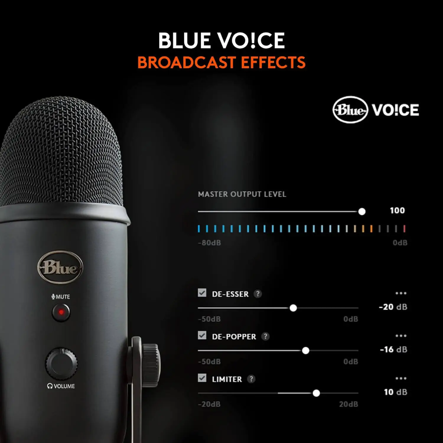 Blue Yeti USB Microphone for Recording, Streaming, Gaming, Podcasting on PC and Mac