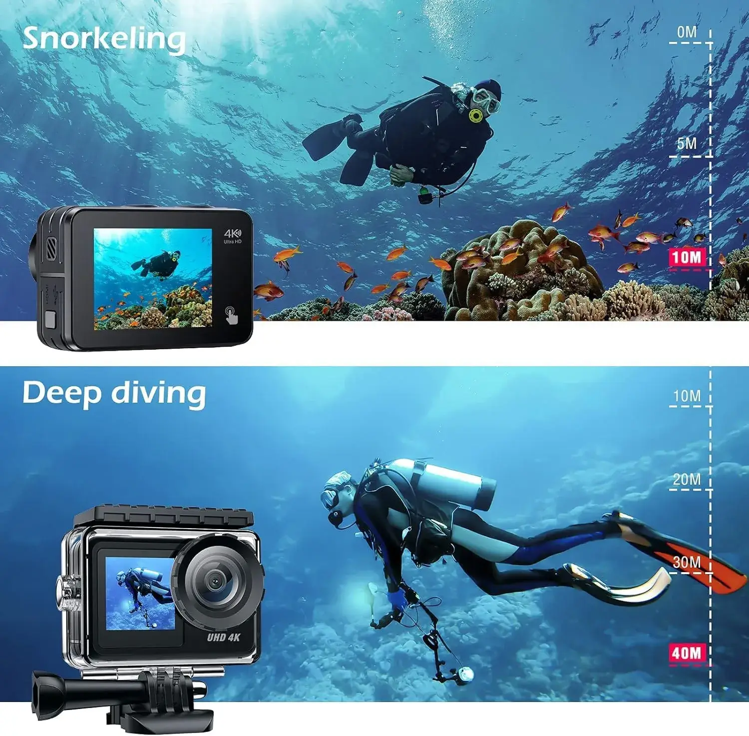 Campark V40 - Best Native 4K and Touchscreen in a Budget Cam