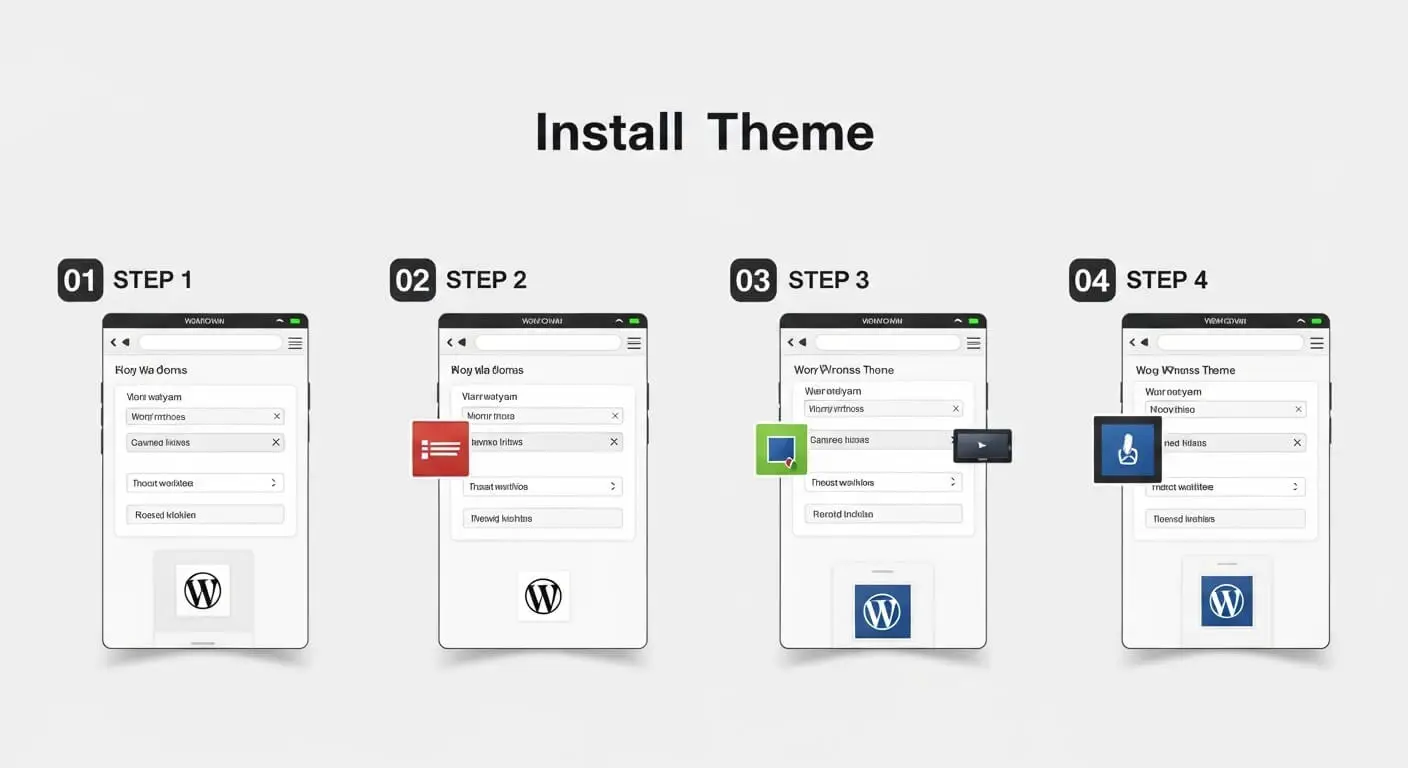 wordpress theme installation setup guide