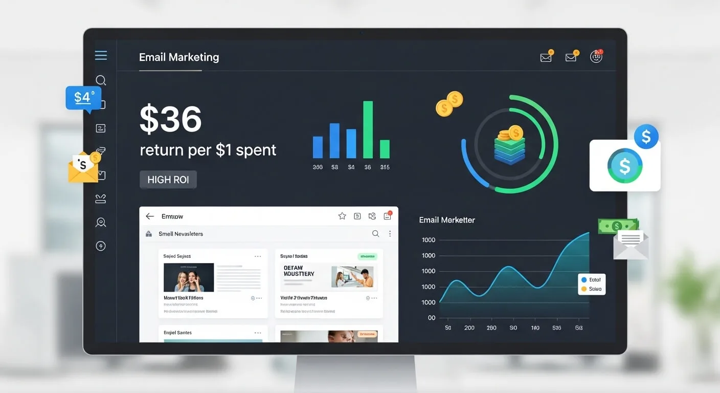 email marketing roi statistics $36 return