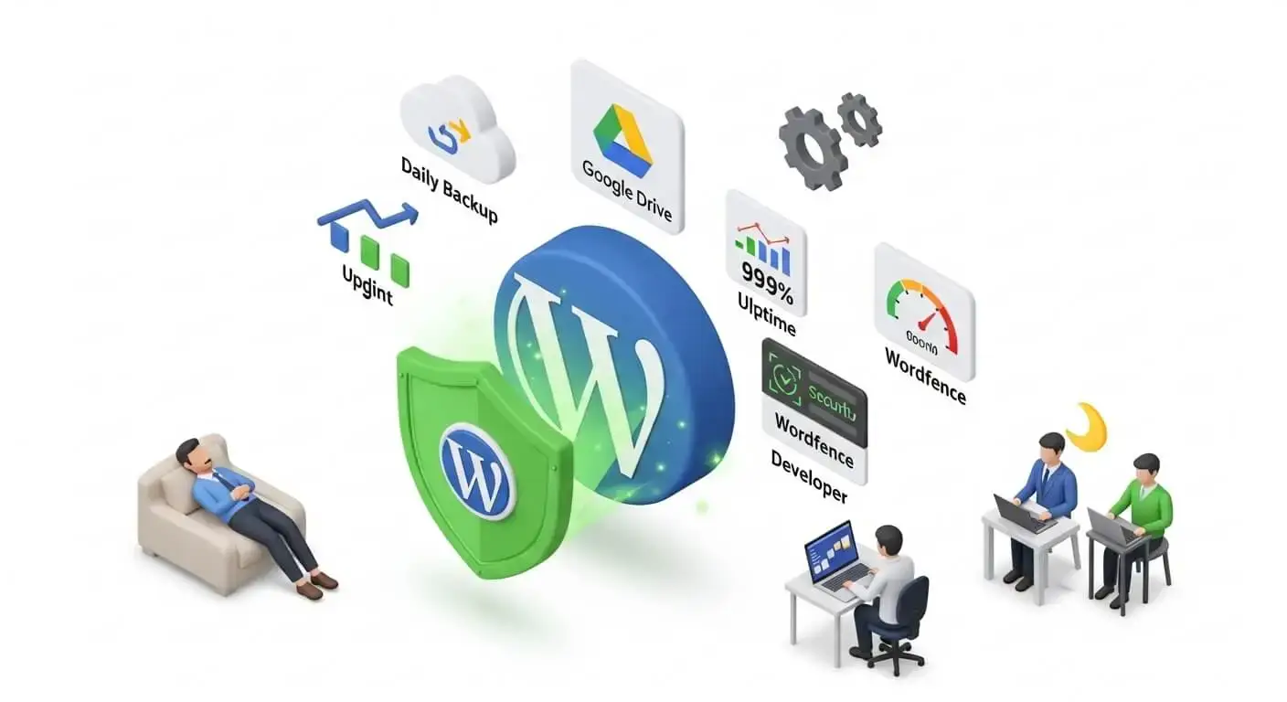 Consequences of no WordPress maintenance hacked site broken update slow speed